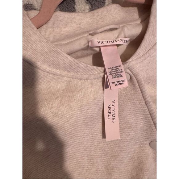 Xxl plus VS Victoria’s Secret snap front bomber jacket/coat/sweatshirt/sweater - Picture 7 of 8